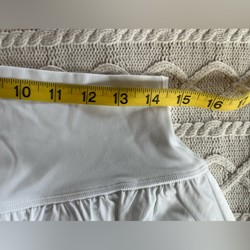 New! Offline by Aerie White Bubble Skort Shorts Mixed Media Women’s Size Medium - Picture 7 of 11